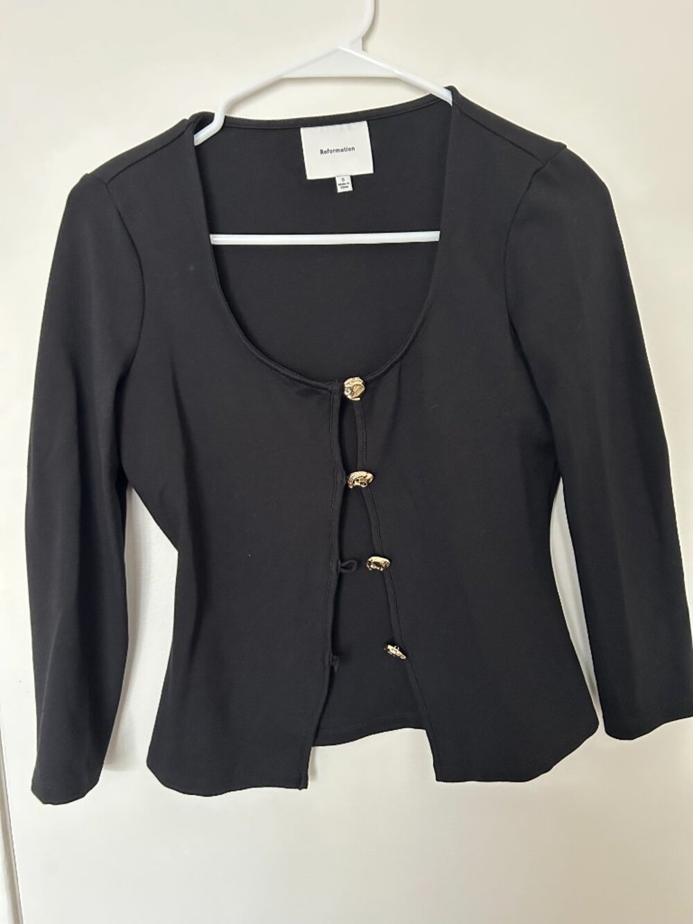 Reformation Owen Knit Top
